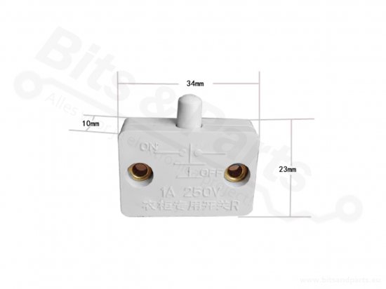 Cabinet switch white small
